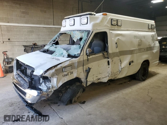 2014 Ford Econoline Cargo with VIN 1FDSS3EL6EDA65437, listed as a Copart auction lot 48811205 with Not Provided miles and Salvage Title. Bid and sale history available at DreamBid. Image 1.