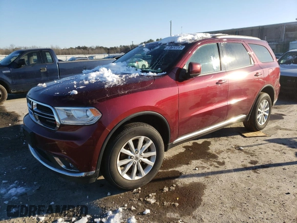 2020 Dodge Durango SXT Plus with VIN 1C4RDJAG8LC142497, listed as a Copart auction lot 88755605 with 27,609 mi miles and Clean Title. Bid and sale history available at DreamBid. Image 1.