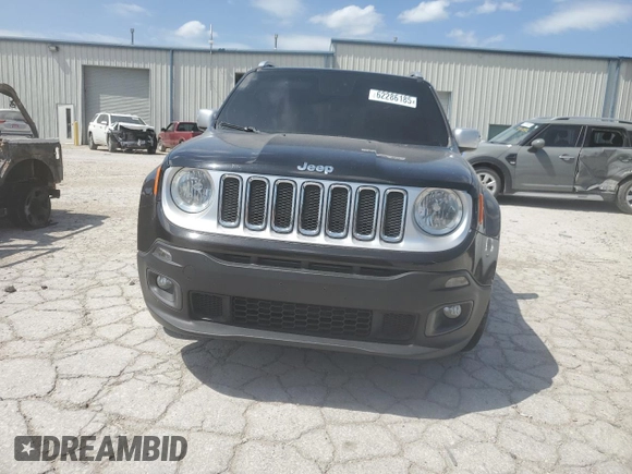 2016 Jeep Renegade Limited with VIN ZACCJADT7GPD35961, listed as a Copart auction lot 62286185 with 200,605 mi miles and Clean title. Bid and sale history available at DreamBid. Image 5.