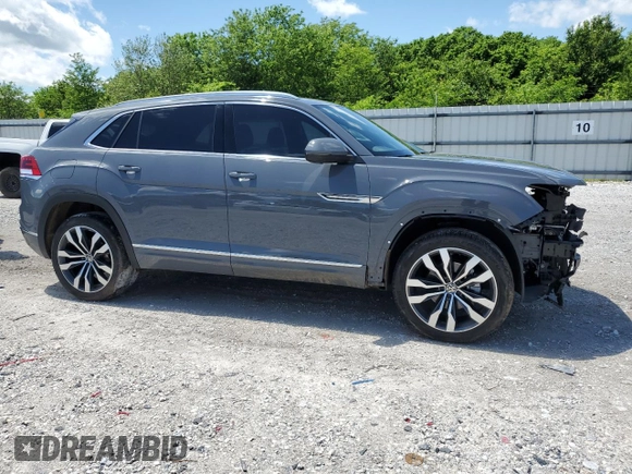 2023 Volkswagen Atlas SEL Premium R-Line z VIN 1V2FE2CA2PC207606, wystawiony jako Copart lot #55143205 z przebiegiem 35 704 mil mil oraz Szkoda całkowita • Salvage title. Historia ofert i sprzedaży dostępna na DreamBid. Obrazek 4.