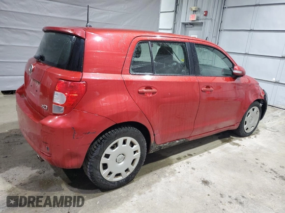 2010 Scion xD with VIN JTKKU4B44AJ055950, listed as a Copart auction lot 51982295 with 327,454 mi miles and Salvage Title. Bid and sale history available at DreamBid. Image 3.