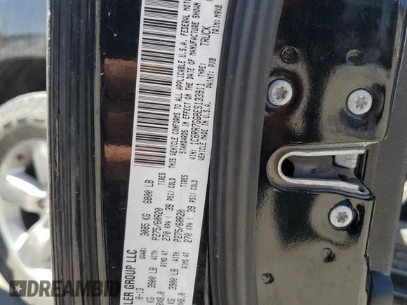 2014 Ram 1500 Big Horn z VIN 1C6RR7GG8ES133911, wystawiony jako Copart lot #54005445 z przebiegiem 128 965 mil mil oraz Szkoda całkowita • Salvage title. Historia ofert i sprzedaży dostępna na DreamBid. Obrazek 12.