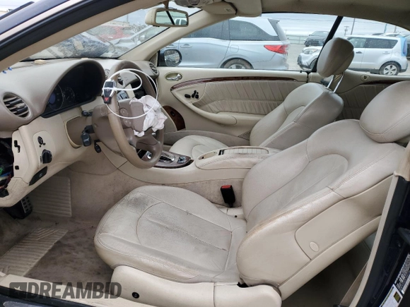 2006 Mercedes-Benz CLK 350 with VIN WDBTK56G26T063132, listed as a Copart auction lot 44773745 with 113,435 mi miles and Salvage title. Bid and sale history available at DreamBid. Image 7.