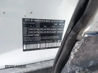 2024 Mercedes-Benz EQB 250+ z VIN W1N9M0CB7RN109945, wystawiony jako IAAI lot #42100727 z przebiegiem 2 940 mil mil oraz . Historia ofert i sprzedaży dostępna na DreamBid. Obrazek 9.