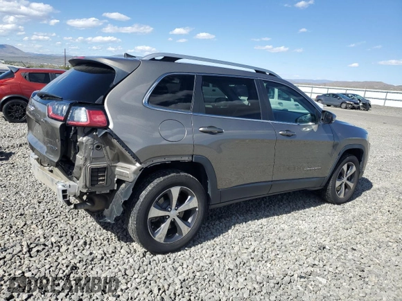 2019 Jeep Cherokee Limited with VIN 1C4PJMDX1KD345527, listed as a Copart auction lot 57636585 with 70,385 mi miles and Salvage title. Bid and sale history available at DreamBid. Image 3.