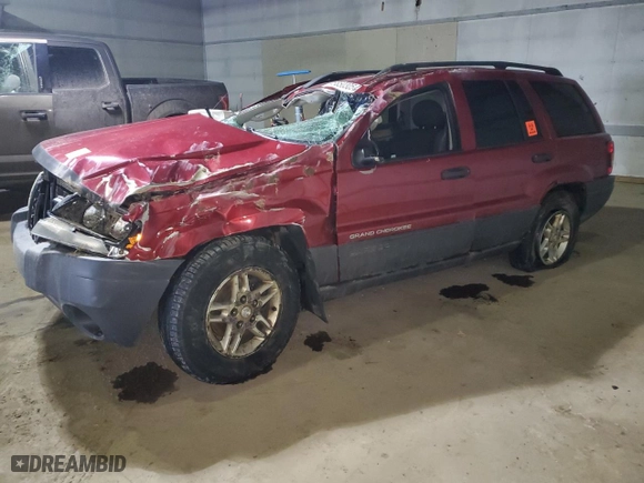 2004 Jeep Grand Cherokee Laredo with VIN 1J4GW48S74C198536, listed as a Copart auction lot 46850305 with 0 mi miles and Clean Title. Bid and sale history available at carsss.com. Image 1.