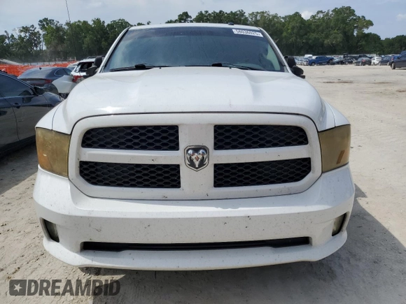 2014 Ram 1500 Express with VIN 3C6JR6AT2EG331453, listed as a Copart auction lot 58036025 with 204,576 mi miles and Salvage title. Bid and sale history available at DreamBid. Image 5.