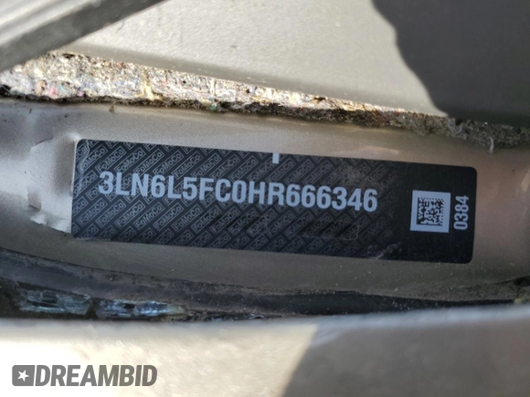 2017 Lincoln MKZ Reserve with VIN 3LN6L5FC0HR666346, listed as a Copart auction lot 58941015 with Not provided miles and Clean title. Bid and sale history available at DreamBid. Image 13.