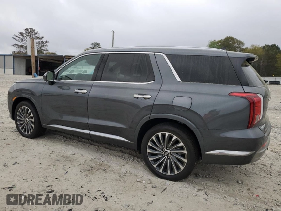 2024 Hyundai Palisade Calligraphy z VIN KM8R7DGEXRU805209, wystawiony jako Copart lot #49897195 z przebiegiem 8394 mil mil oraz Szkoda całkowita • Salvage title. Historia ofert i sprzedaży dostępna na DreamBid. Obrazek 2.