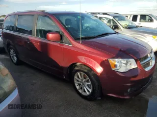 2019 Dodge Grand Caravan SXT with VIN 2C4RDGCGXKR807759, listed as a Copart auction lot 74947354 with Not Provided miles and Salvage Title. Bid and sale history available at DreamBid. Image 4.