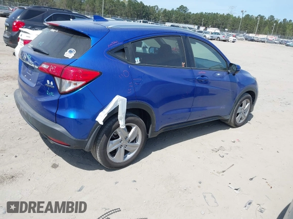 2020 Honda HR-V EX with VIN 3CZRU6H57LM704948, listed as a IAAI auction lot 41876428 with 84,786 mi miles. Bid and sale history available at carsss.com. Image 4.