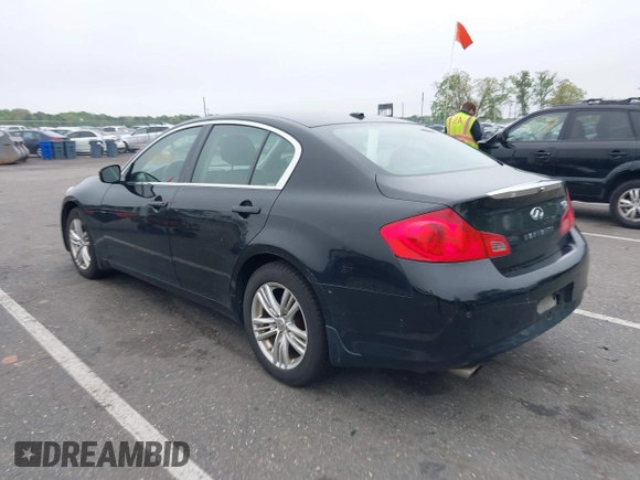 2010 Infiniti G37 x with VIN JN1CV6AR1AM254117, listed as a IAAI auction lot 42196026 with 348,221 mi miles. Bid and sale history available at carsss.com. Image 6.