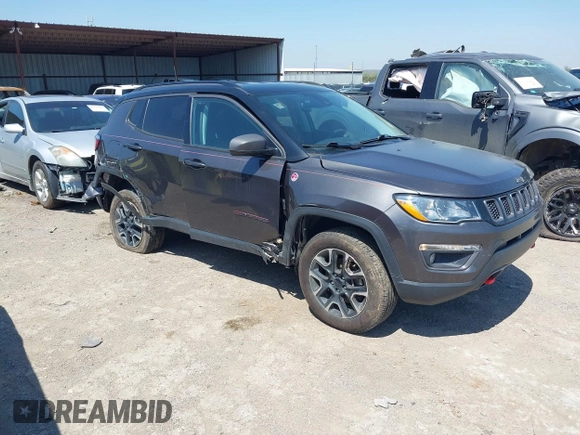 2021 Jeep Compass Trailhawk with VIN 3C4NJDDB8MT529176, listed as a IAAI auction lot 41984762 with 122,412 mi miles and . Bid and sale history available at DreamBid. Image 1.
