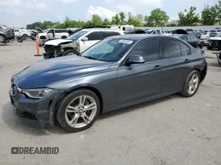 2015 BMW 3 Series 328i xDrive with VIN WBA3B3G58FNR87983, listed as a Copart auction lot 55862695 with 125,810 mi miles and Salvage title. Bid and sale history available at DreamBid. Image 1.