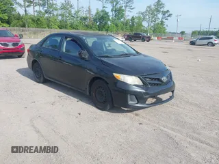 2011 Toyota Corolla L with VIN 2T1BU4EE1BC562314, listed as a IAAI auction lot 42109506 with 167,650 mi miles. Bid and sale history available at carsss.com. Image 1.