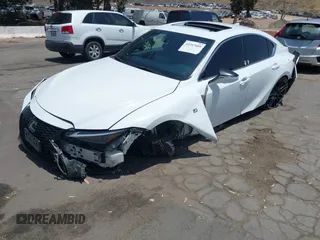 2023 Lexus IS 350 F Sport with VIN JTHGZ1B20P5059313, listed as a IAAI auction lot 42347689 with 32,949 mi miles and . Bid and sale history available at DreamBid. Image 22.