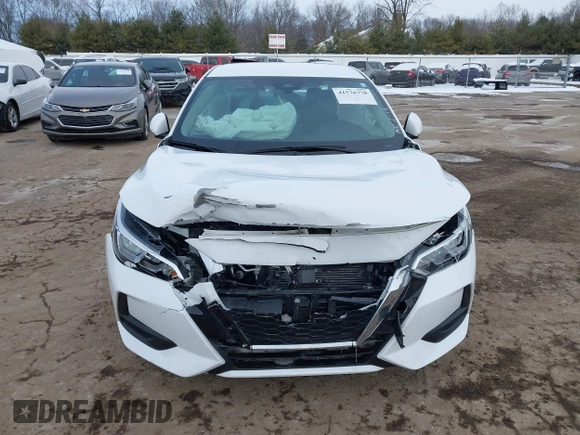 2021 Nissan Sentra SV with VIN 3N1AB8CV5MY268500, listed as a IAAI auction lot 41576778 with 22,137 mi miles and . Bid and sale history available at DreamBid. Image 12.