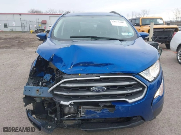 2021 Ford EcoSport SE with VIN MAJ3S2GE7MC446256, listed as a IAAI auction lot 41782685 with 30,137 mi miles. Bid and sale history available at carsss.com. Image 6.