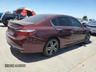 2016 Honda Accord Sport with VIN 1HGCR2F55GA051470, listed as a Copart auction lot 61557005 with 79,305 mi miles and Salvage title. Bid and sale history available at DreamBid. Image 3.