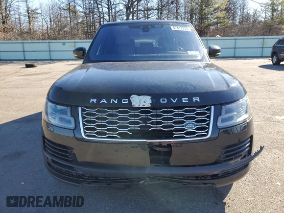 2020 Land Rover Range Rover HSE with VIN SALGS2RU3LA400233, listed as a Copart auction lot 47817755 with 50,611 mi miles and Non Repairable. Bid and sale history available at DreamBid. Image 5.