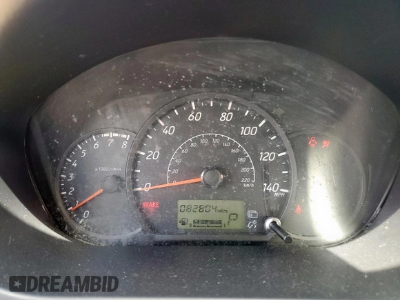 2014 Mitsubishi Mirage DE with VIN ML32A3HJ3EH002325, listed as a Copart auction lot 59822705 with 82,804 mi miles and Salvage title. Bid and sale history available at DreamBid. Image 9.