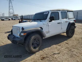 2018 Jeep Wrangler Unlimited Sport с VIN 1C4HJXDG0JW151905, выставлен на аукционе Copart как лот 61935995 с пробегом 43 750 миль миль и Списание • Salvage title. История ставок и продаж доступна на DreamBid. Изображение 1.