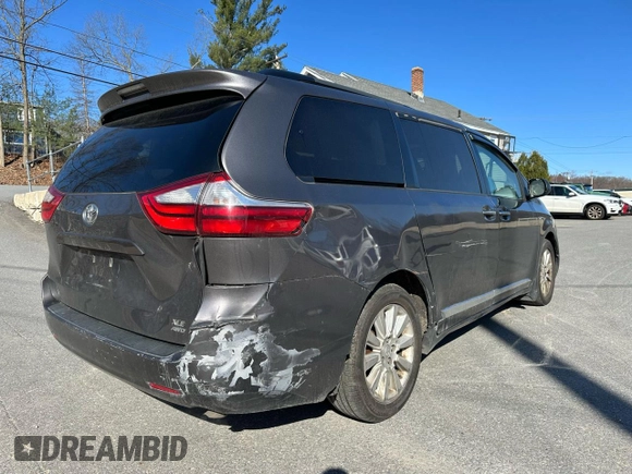 2016 Toyota Sienna Ltd with VIN 5TDDK3DC2GS130094, listed as a Copart auction lot 52756945 with 273,870 mi miles and Clean Title. Bid and sale history available at carsss.com. Image 3.