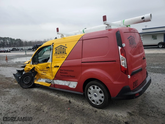2020 Ford Transit Connect Van XLT with VIN NM0LS7F27L1472426, listed as a Copart auction lot 46217015 with 139,625 mi miles and Salvage Title. Bid and sale history available at carsss.com. Image 2.