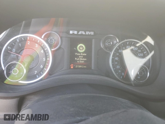 2023 Ram 2500 Tradesman with VIN 3C6UR5HJ2PG559452, listed as a Copart auction lot 79413134 with 21,589 mi miles and Salvage Title. Bid and sale history available at carsss.com. Image 9.