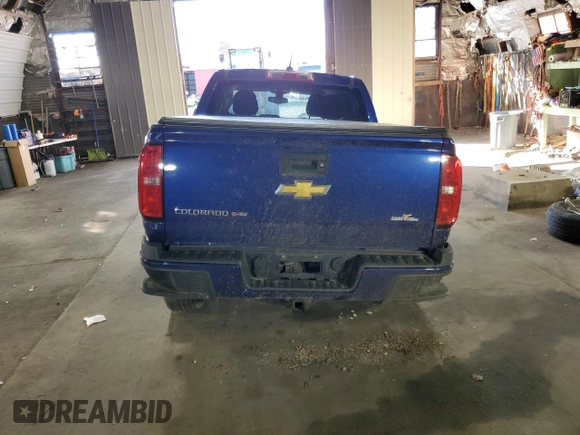2017 Chevrolet Colorado 4WD WT with VIN 1GCGTBEN1H1274657, listed as a Copart auction lot 54749505 with 43,587 mi miles and Salvage title. Bid and sale history available at DreamBid. Image 6.