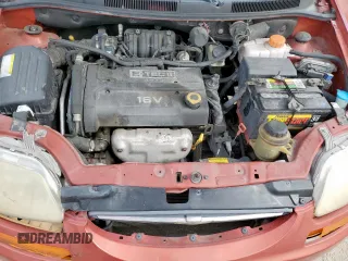 2007 Chevrolet Aveo LS with VIN KL1TD66697B703022, listed as a Copart auction lot 62301515 with 124,668 mi miles and Salvage title. Bid and sale history available at DreamBid. Image 11.