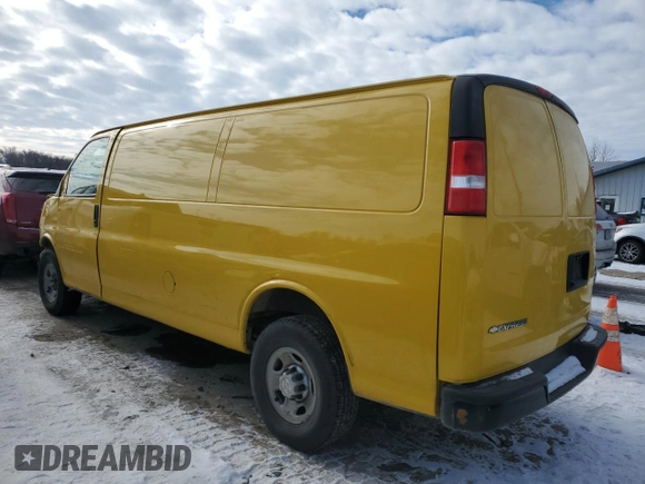 2019 Chevrolet Express Cargo Van with VIN 1GCWGBFP5K1158353, listed as a Copart auction lot 87756085 with 284,043 mi miles and Salvage Title. Bid and sale history available at carsss.com. Image 2.