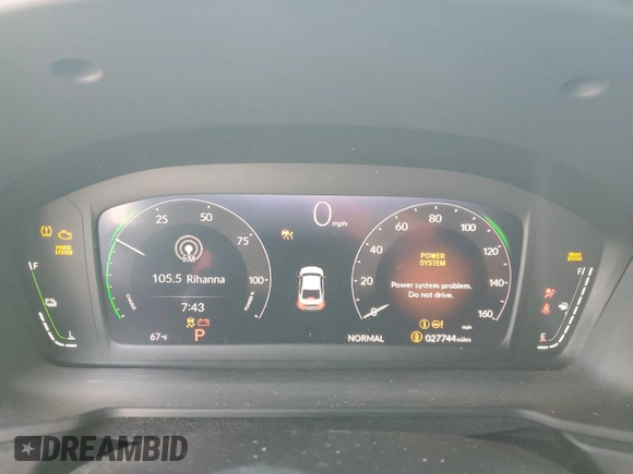 2023 Honda Accord Sport z VIN 1HGCY2F53PA038865, wystawiony jako Copart lot #54108545 z przebiegiem 27 744 mil mil oraz Szkoda całkowita • Salvage title. Historia ofert i sprzedaży dostępna na DreamBid. Obrazek 9.