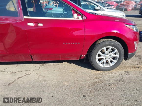 2019 Chevrolet Equinox LT with VIN 2GNAXUEV2K6222519, listed as a IAAI auction lot 41744294 with 62,576 mi miles and . Bid and sale history available at carsss.com. Image 20.
