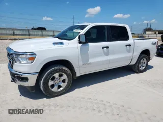 2023 Ram 1500 Big Horn with VIN 1C6SRFFT6PN580507, listed as a Copart auction lot 60920915 with 44,736 mi miles and Salvage title. Bid and sale history available at DreamBid. Image 1.