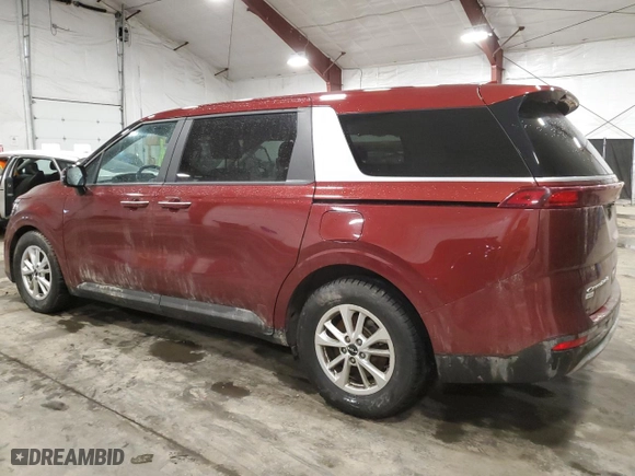 2022 Kia Carnival LXS with VIN KNDNB4H33N6168337, listed as a Copart auction lot 47724905 with 51,061 mi miles and Salvage Title. Bid and sale history available at carsss.com. Image 2.