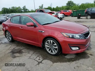 2015 Kia Optima SX Turbo with VIN 5XXGR4A64FG408491, listed as a Copart auction lot 59315544 with 112,518 mi miles and Clean Title. Bid and sale history available at carsss.com. Image 4.