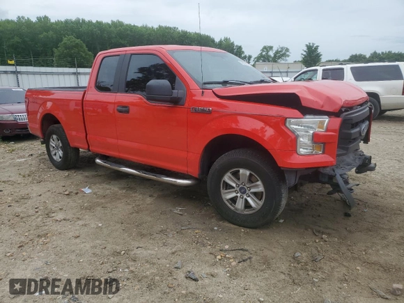 2015 Ford F-150 XLT with VIN 1FTEX1E80FKF08651, listed as a Copart auction lot 56283635 with 246,029 mi miles and Salvage title. Bid and sale history available at DreamBid. Image 4.
