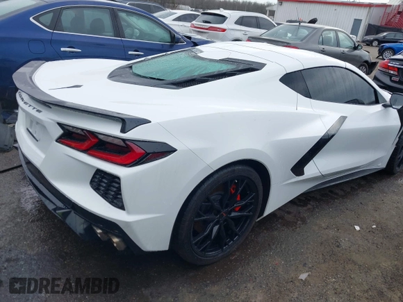 2023 Chevrolet Corvette 1LT with VIN 1G1YA2D42P5116900, listed as a IAAI auction lot 41464801 with 15,129 mi miles and . Bid and sale history available at DreamBid. Image 4.