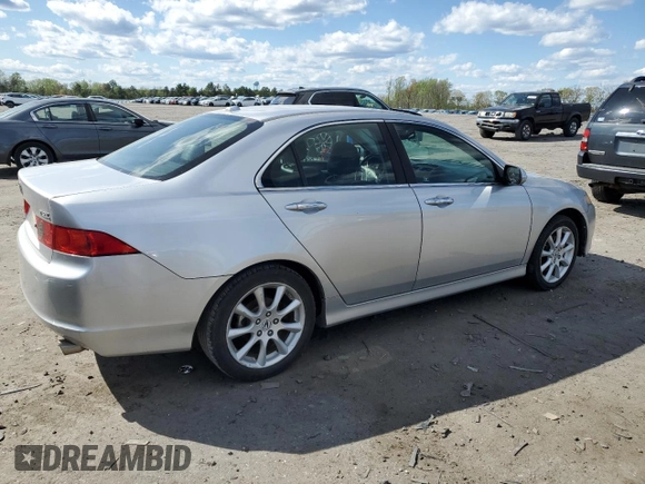 2007 Acura TSX Navi with VIN JH4CL96987C017537, listed as a Copart auction lot 53530845 with 0 mi miles and Clean Title. Bid and sale history available at carsss.com. Image 3.