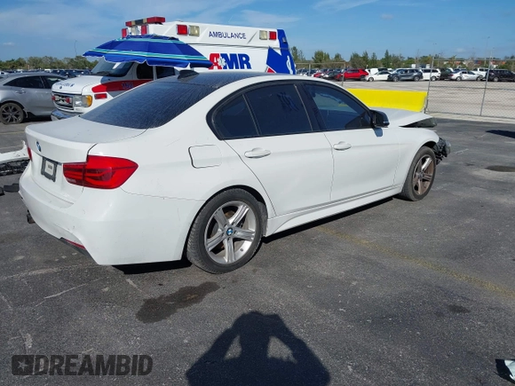 2014 BMW 3 Series 328i with VIN WBA3A5C55EP647035, listed as a IAAI auction lot 41480711 with 105,792 mi miles. Bid and sale history available at carsss.com. Image 4.