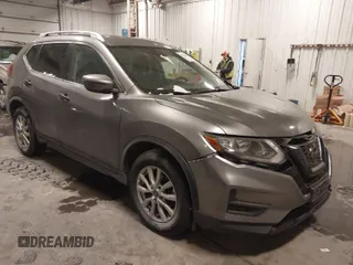 2019 Nissan Rogue SV with VIN KNMAT2MV6KP555655, listed as a IAAI auction lot 41572908 with 80,030 mi miles. Bid and sale history available at carsss.com. Image 1.