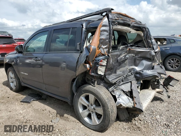 2017 Jeep Compass Sport SE with VIN 1C4NJCBA4HD146366, listed as a Copart auction lot 53088095 with 144,309 mi miles and Salvage title. Bid and sale history available at DreamBid. Image 2.