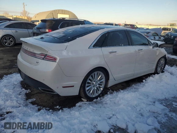 2014 Lincoln MKZ with VIN 3LN6L2GK7ER830501, listed as a Copart auction lot 41622465 with 106,063 mi miles and Salvage title. Bid and sale history available at DreamBid. Image 3.