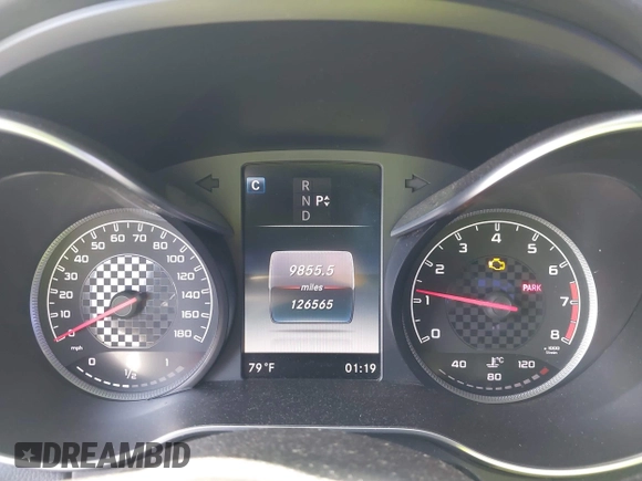 2016 Mercedes-Benz C 450 AMG with VIN 55SWF6EBXGU141867, listed as a IAAI auction lot 41596461 with 126,565 mi miles and . Bid and sale history available at carsss.com. Image 7.