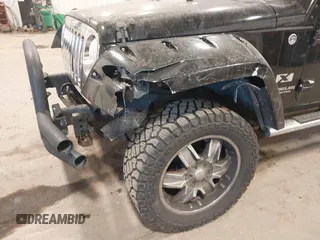 2008 Jeep Wrangler Unlimited X with VIN 1J4GA391X8L558984, listed as a IAAI auction lot 41016498 with 123,308 mi miles. Bid and sale history available at carsss.com. Image 6.