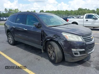 2015 Chevrolet Traverse LT with VIN 1GNKRHKD5FJ111490, listed as a IAAI auction lot 42655160 with 218,970 mi miles and . Bid and sale history available at DreamBid. Image 1.