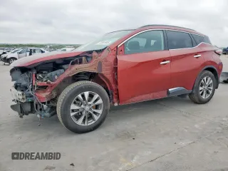 2015 Nissan Murano SV with VIN 5N1AZ2MH8FN212951, listed as a Copart auction lot 50991805 with 188,333 mi miles and Salvage Title. Bid and sale history available at carsss.com. Image 1.