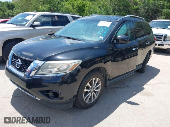 2015 Nissan Pathfinder SV with VIN 5N1AR2MNXFC660187, listed as a IAAI auction lot 42612648 with 136,873 mi miles and . Bid and sale history available at DreamBid. Image 19.