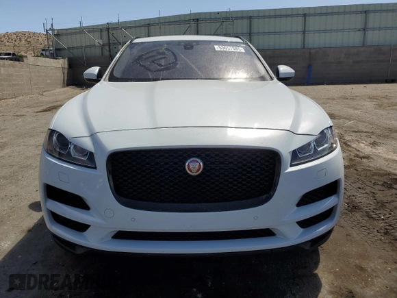 2020 Jaguar F-Pace 25t Premium with VIN SADCJ2FX2LA639994, listed as a Copart auction lot 53657685 with 51,826 mi miles and Salvage title. Bid and sale history available at DreamBid. Image 5.